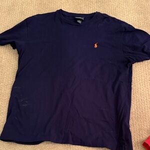 Polo by Ralph Lauren Dark Blue Tee with Red Logo